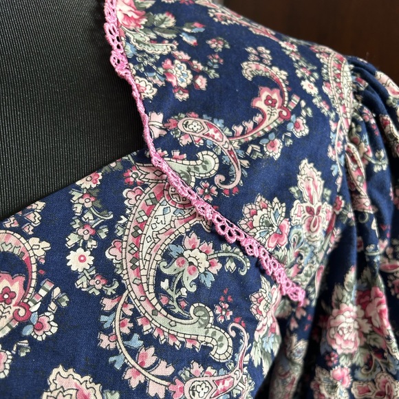 Vintage Go Vicky Paisley Matching Set - Skirt & Blouse - Picture 2 of 6